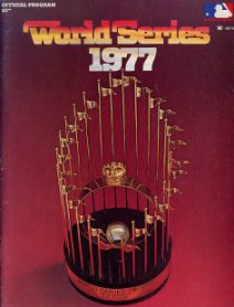 1977 World Series Program
